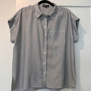 Striped Blue/gray and White women’s Shirt